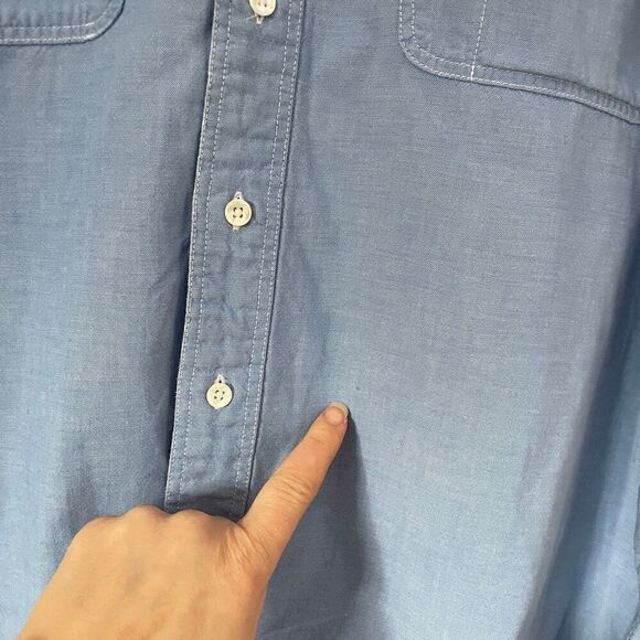 Vintage Woolrich Men’s Buttondown Short Sleeve Shirt - Picture 4 of 9